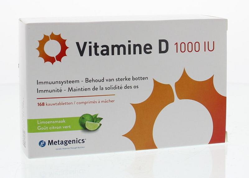Metagenics Vitamine D 1000IU 168 tabletten