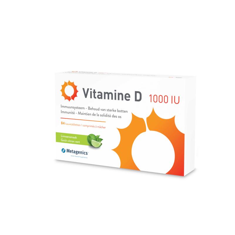 Metagenics Vitamine D 1000IU  84 kauwtabletten