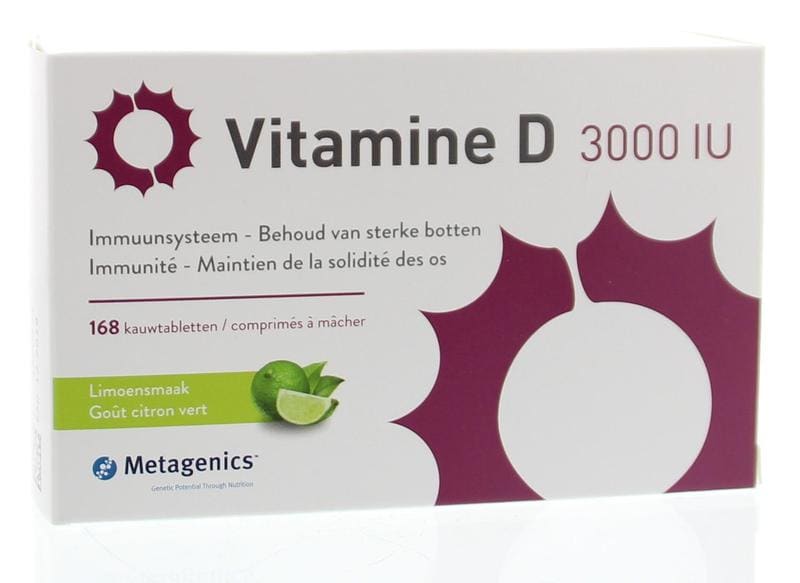 Metagenics Vitamine D 3000IU 168 tabletten