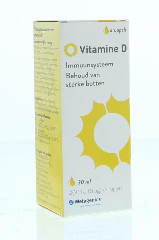 Metagenics Vitamine D liquid nieuwe formule 30 ml