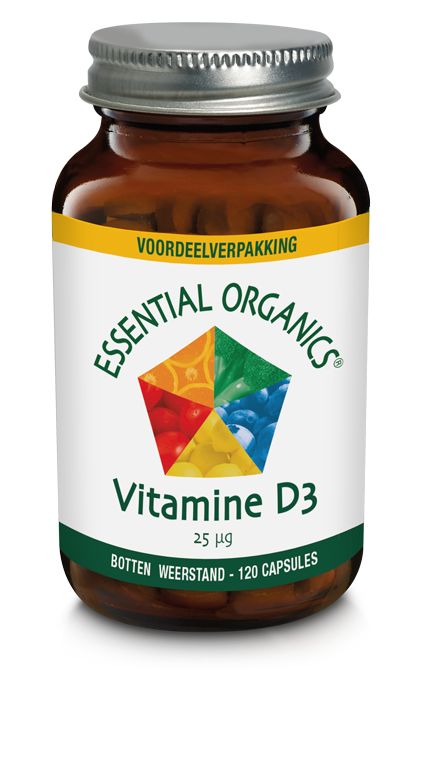 Essential Organ Vitamine D3 25mcg 120 capsules