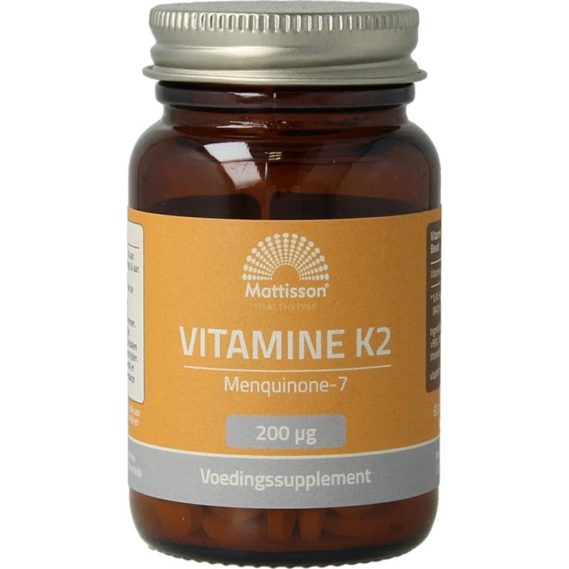 Mattisson Vitamine K2 200mcg/MK7 60 tabletten