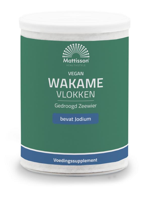 Mattisson Wakame vlokken - bevat jodium 50 gram