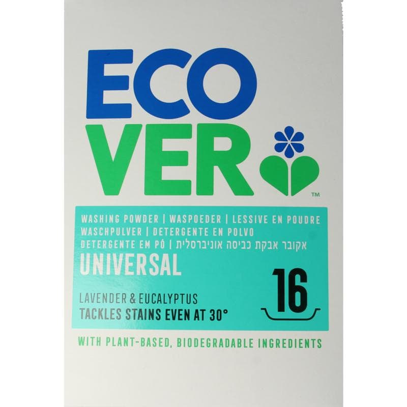 Ecover Waspoeder wit/universal  1200 - 7500 gram