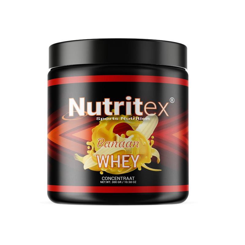 Nutritex Whey proteine banaan  300 - 750 gram