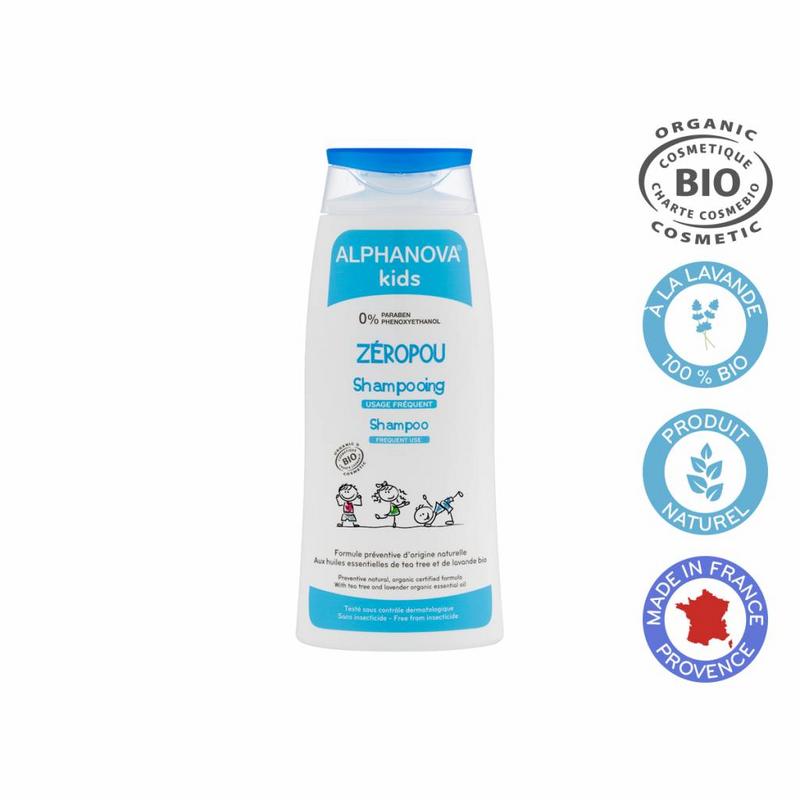 Alphanova Kids Zeropou shampoo preventie hoofdluis 200 ml