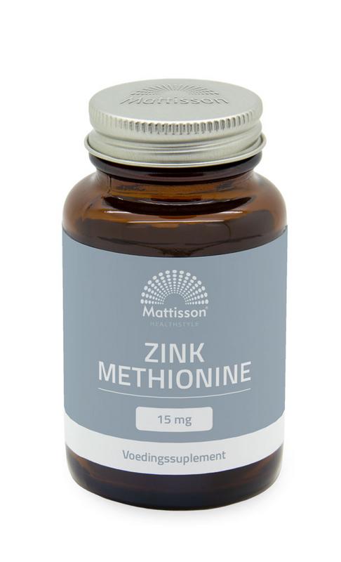 Mattisson Zink methionine 15mg 90 vegan capsules