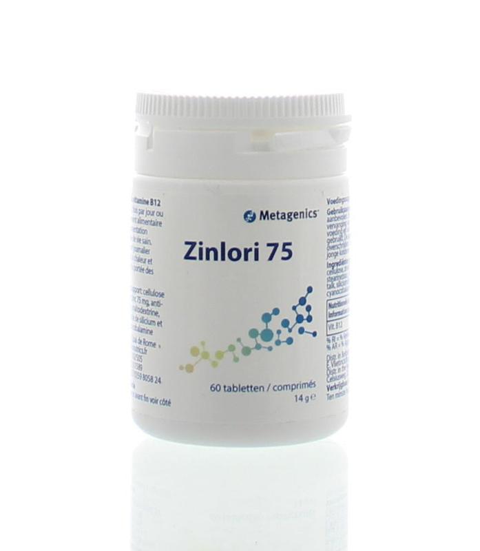 Metagenics Zinlori 75 60 tabletten