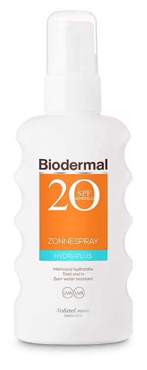 Biodermal Zonnespray hydraplus SPF20 175 ml