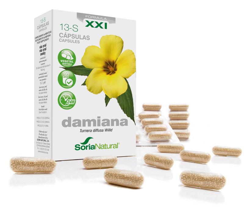Soria Natural 13-S Damiana XXI 30 tabletten