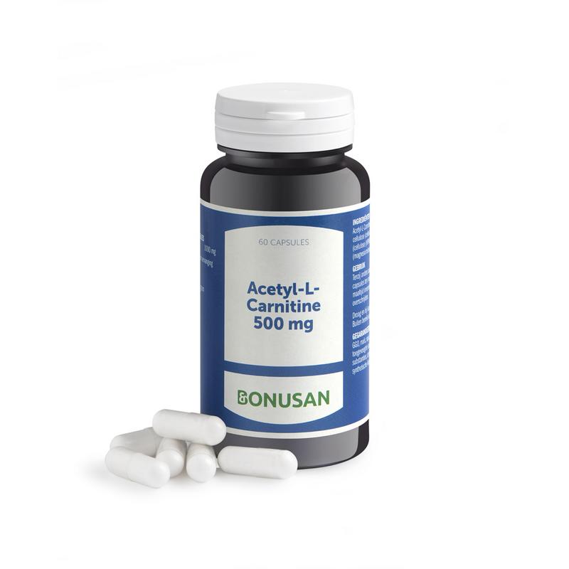 Bonusan Acetyl L carnitine 500 60 vegan capsules