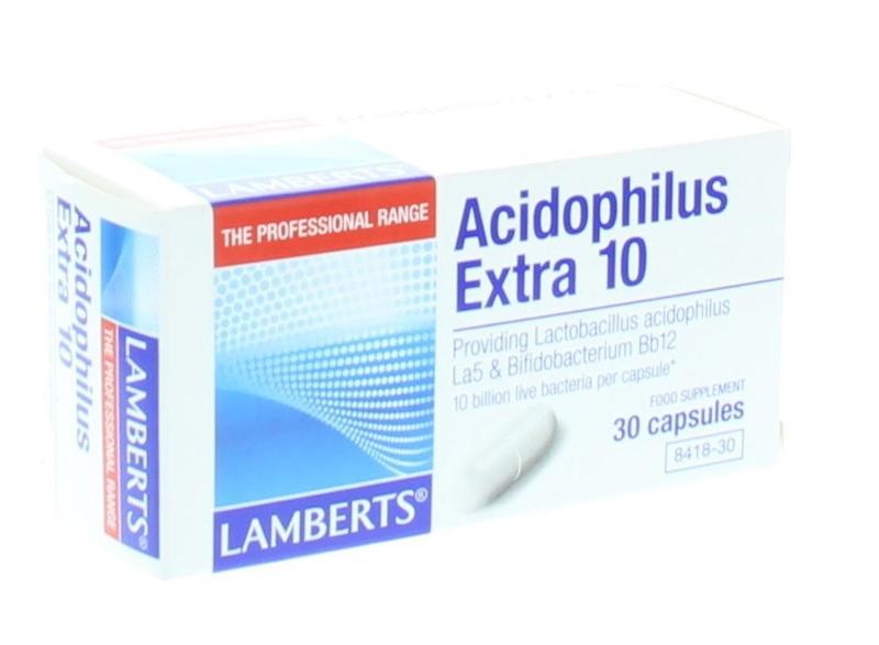 Lamberts Acidophilus Extra 10 30 - 60 vegan capsules