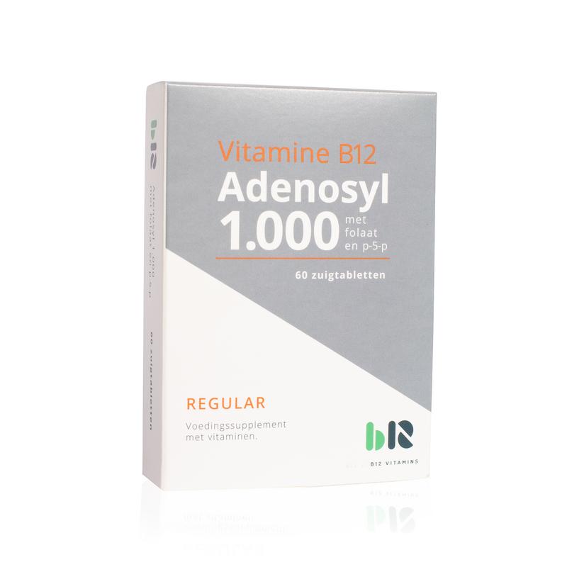 B12 Vitamins Adenosyl 1000 60 zuigtabletten