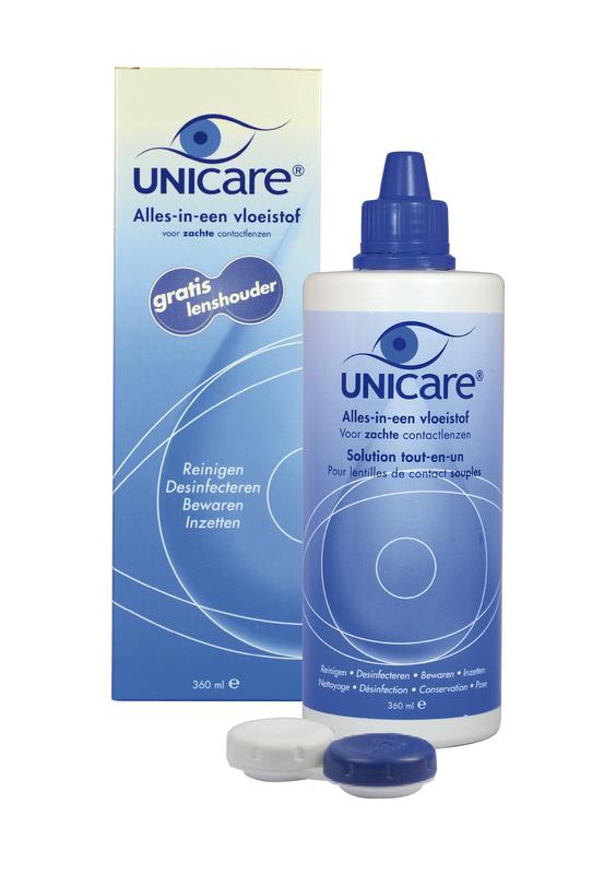 Unicare Alles in een zachte lenzenvloeistof 360 ml