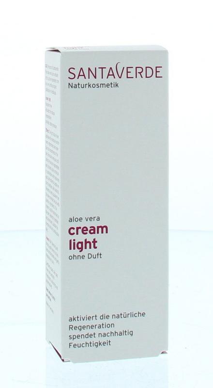 Santaverde Aloe vera cream light parfumvrij 30 ml