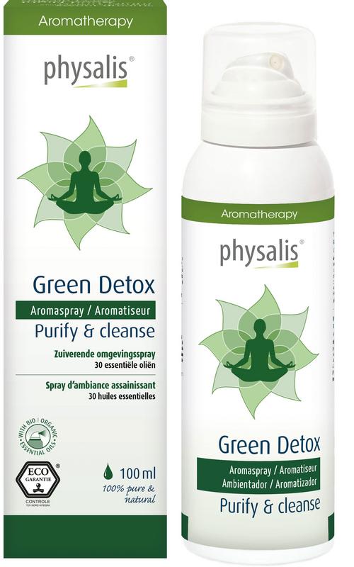 Physalis Aromaspray green detox bio 100 ml