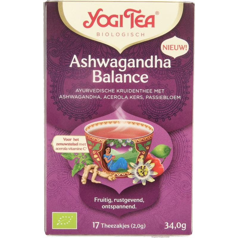 Yogi Tea Ashwagandha balance 17 stuks