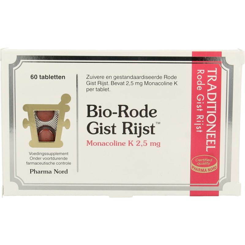 Pharma Nord Bio rode gist rijst 150 - 60 tabletten