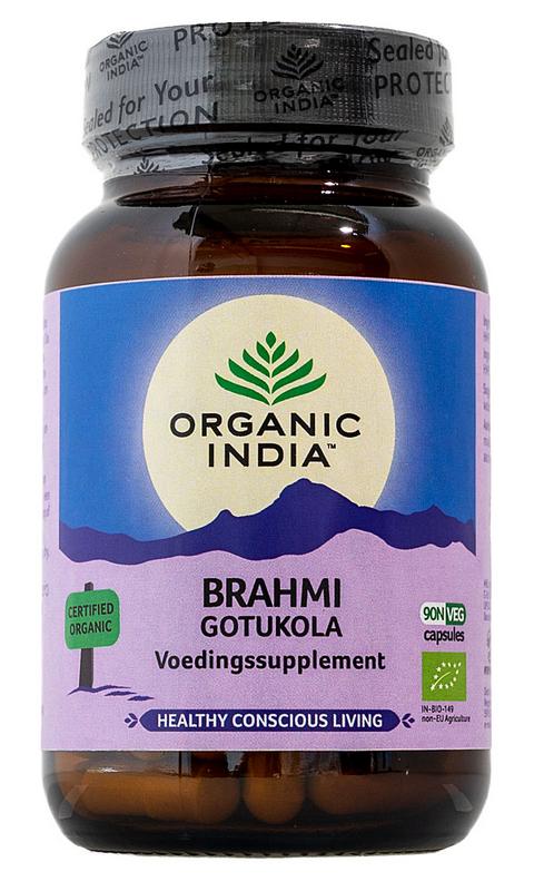 Organic India Brahmi - gotu kola bio 90 capsules