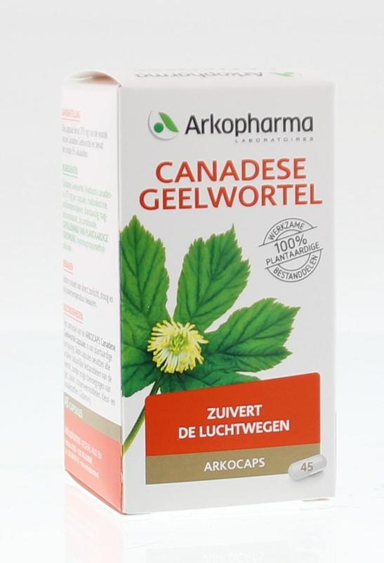 Arkocaps Canadese geelwortel 45 capsules
