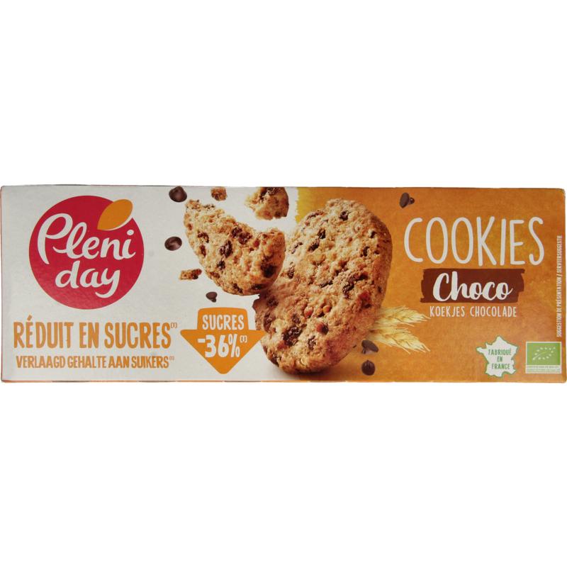 Pleniday Chocolate chip cookies minder suiker bio 180 gram