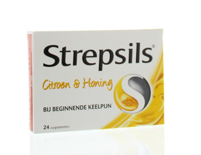 Strepsils Citroen & honing 24 - 36 zuigtabletten