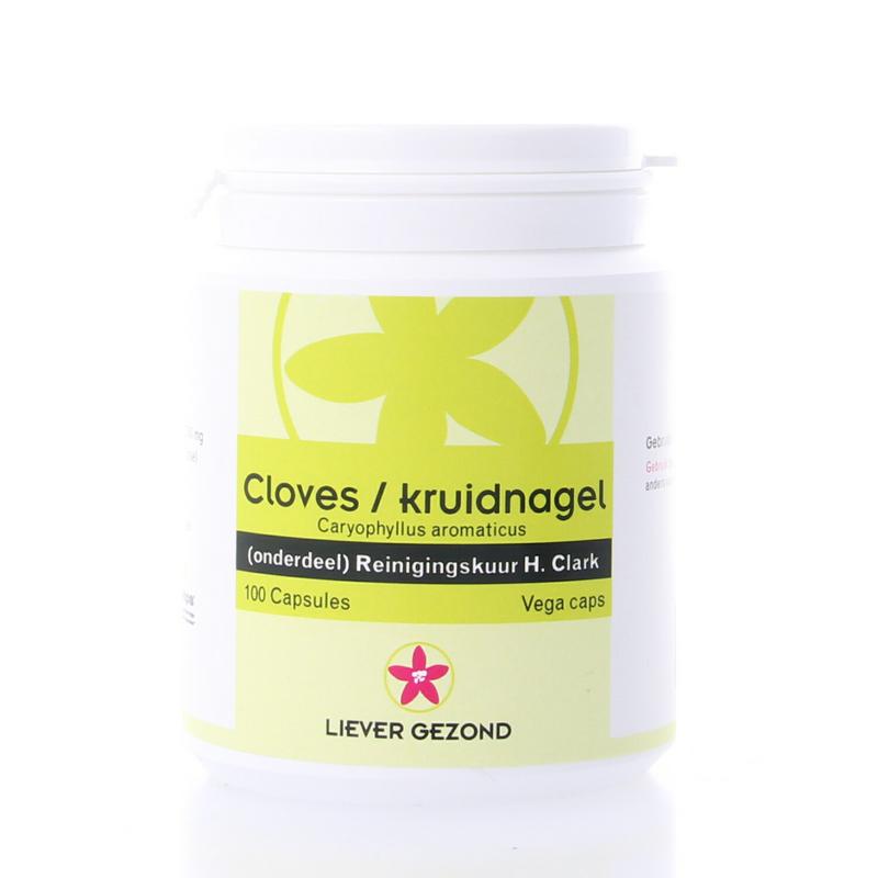Liever Gezond Cloves/kruidnagel 100 vegan capsules