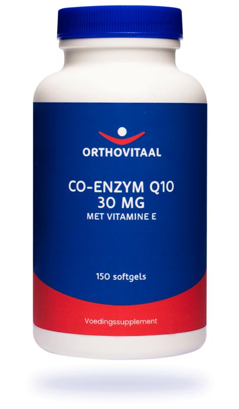 Orthovitaal Co-enzym Q10 30mg met Vitamine E 150 - 450 softgels