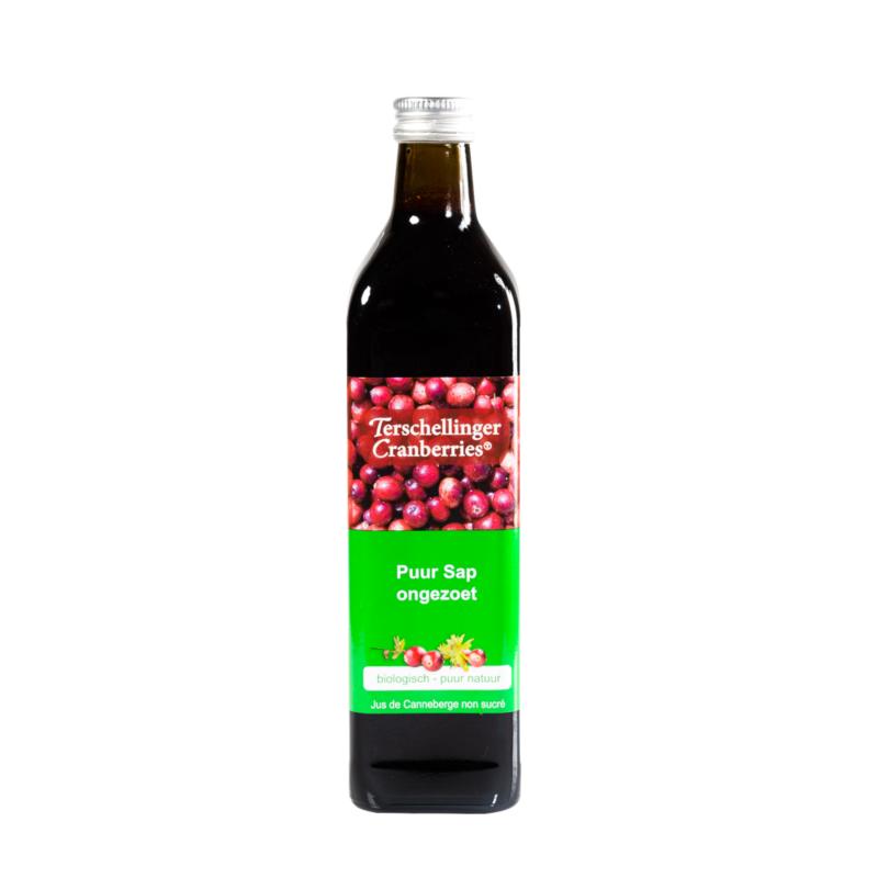 Terschellinger Cranberrysap ongezoet bio 750 ml