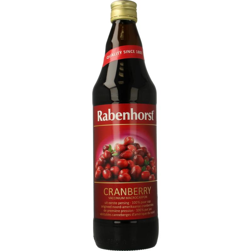 Rabenhorst Cranberrysap puur bio 750 ml