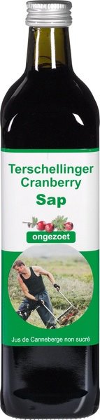 Terschellinger Cranberrysap puur ongezoet 750 ml
