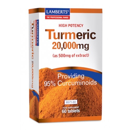 Lamberts Curcuma 20.000mg (turmeric) 120 - 60 tabletten