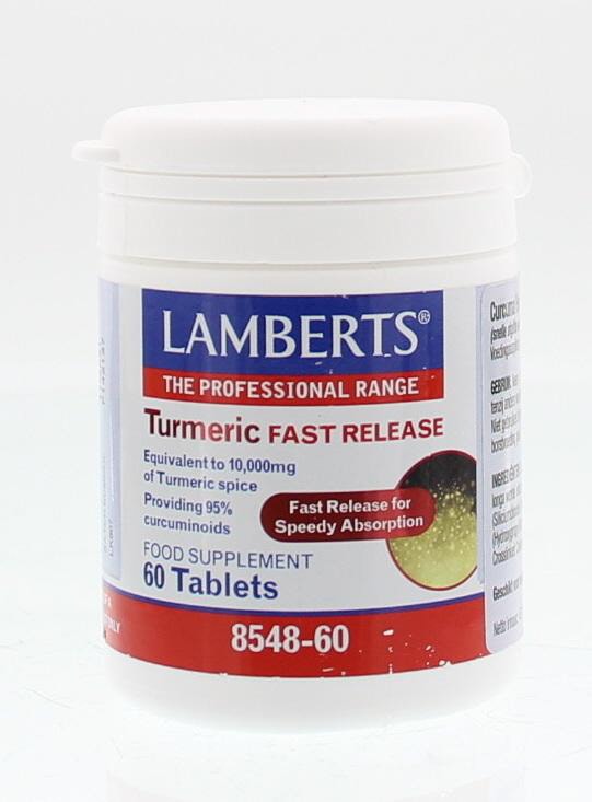 Lamberts Curcuma fast release (Turmeric) 120 - 60 tabletten