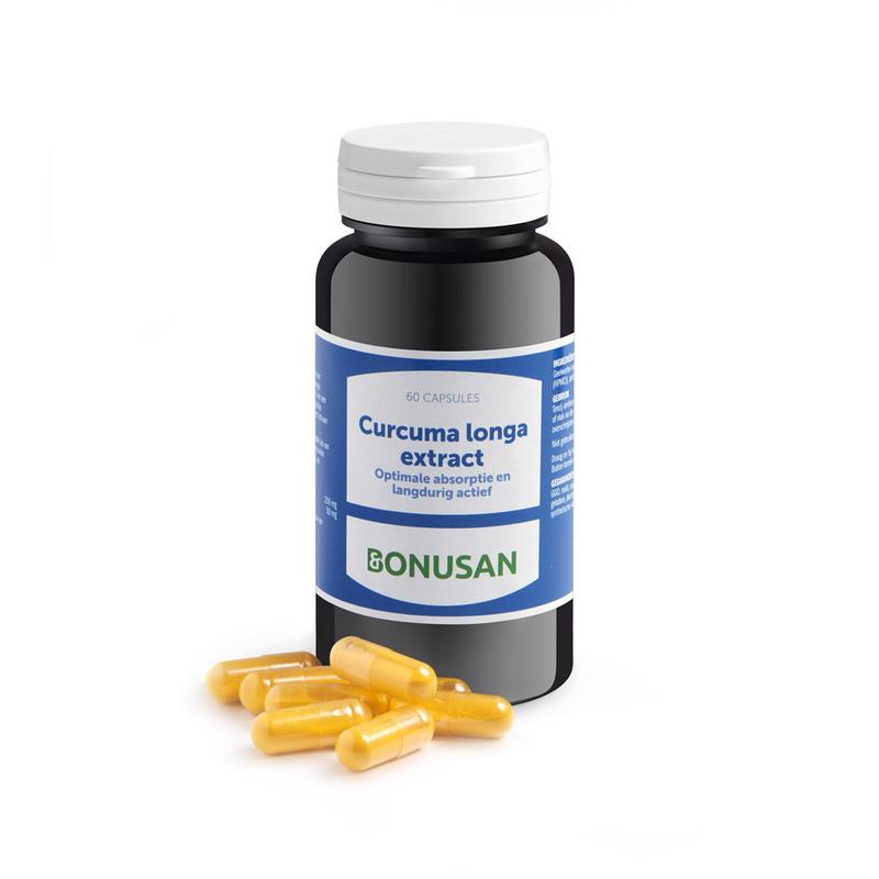 Bonusan Curcuma longa extract 60 vegan capsules