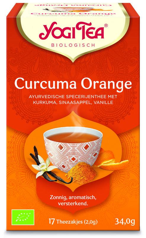 Yogi Tea Curcuma orange bio 17 stuks