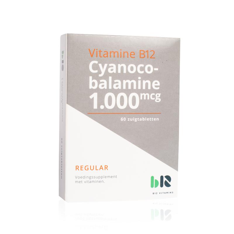 B12 Vitamins Cyanocobalamine 1000 60 zuigtabletten