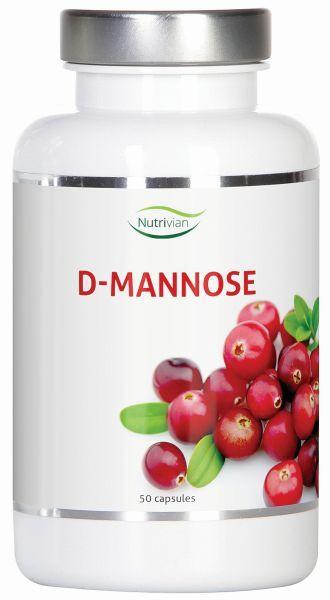 Nutrivian D-Mannose 500 mg 100 - 50 capsules