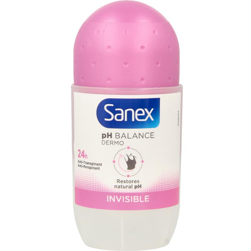 Sanex Deodorant dermo invisible roller 50 ml