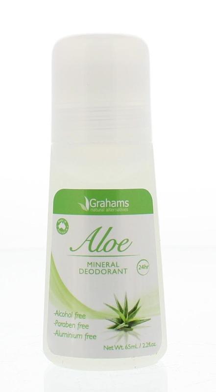 Grahams Deodorant mineral aloe 65 ml