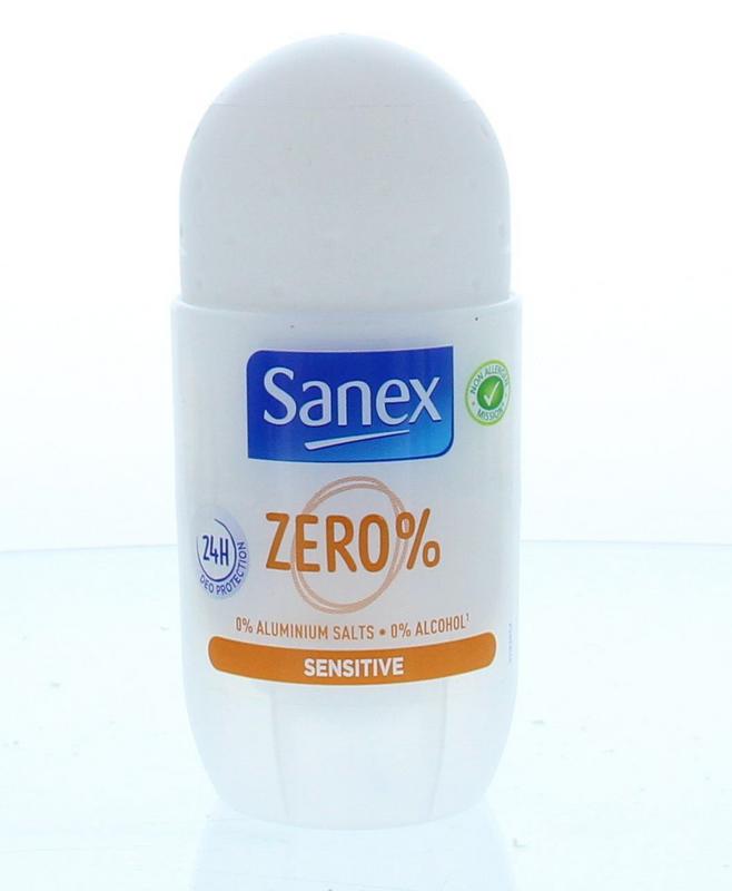 Sanex Deodorant roll-on zero% sensitive 50 ml