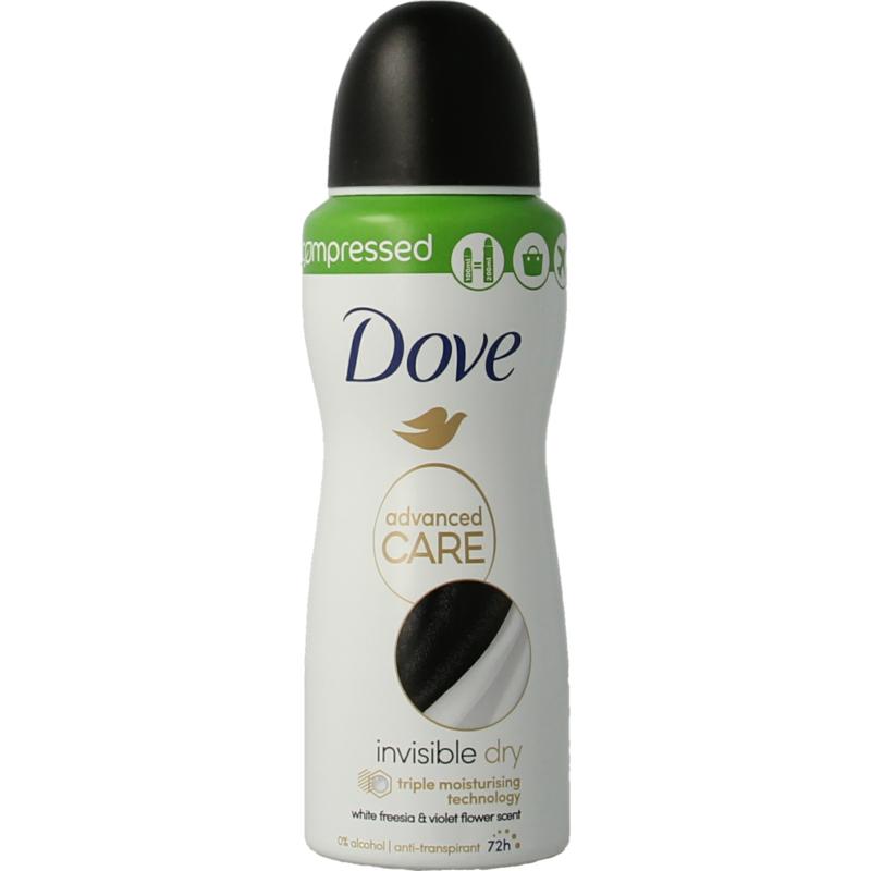 Dove Deodorant spray invisible dry 100 - 150 ml