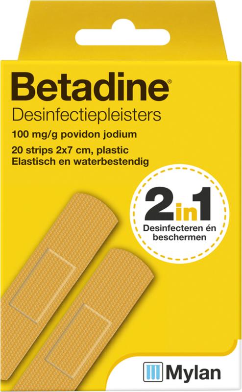 Betadine Desinfecterende pleisters 20 stuks