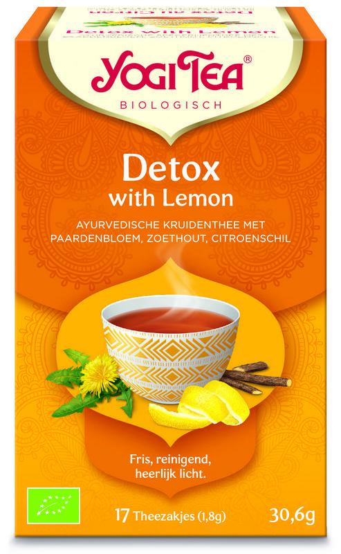 Yogi Tea Detox with lemon bio 17 stuks