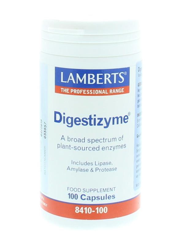 Lamberts Digestizyme spijsverteringsenzymen 100 vegan capsules