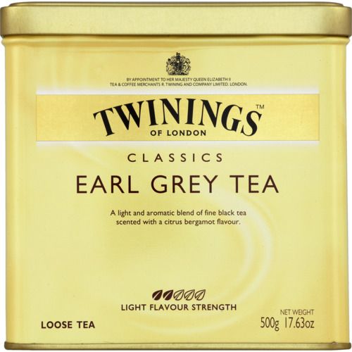 Twinings Earl grey blik 500 gram