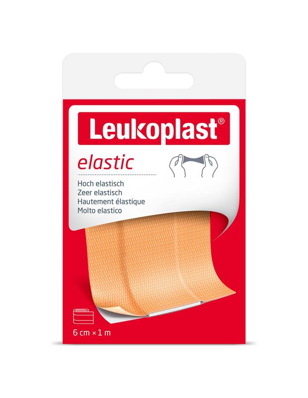 Leukoplast Elastic 1m x 6cm 1 stuks