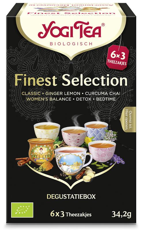 Yogi Tea Finest selection 3 x 6 stuks bio 3x6 stuks