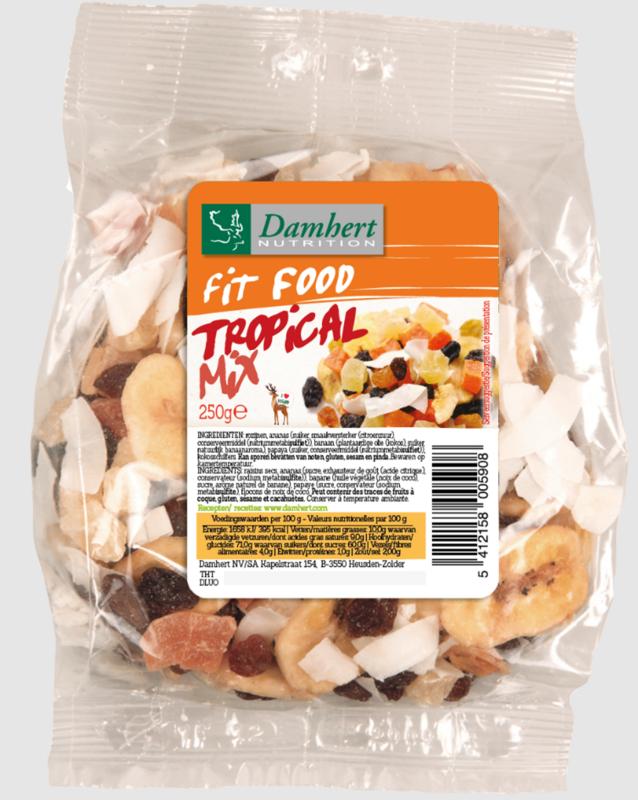 Damhert Fit food tropical mix 250 gram