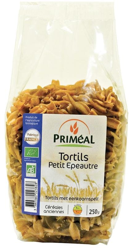 Primeal Fusilli tortils eenkoornspelt bio 250 gram