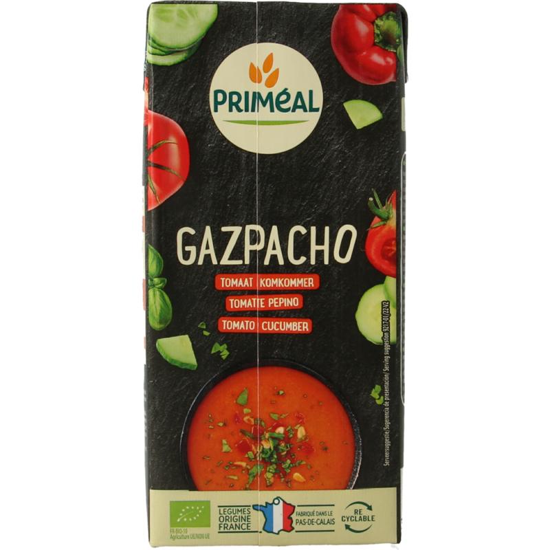 Primeal Gaspacho tomaat komkommer bio 1000 - 330 ml